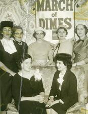 Phyllis "Flip" Imber and the March of Dimes Ladies, circa 1950s