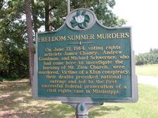 Freedom Summer Murders Memorial, Jackson, Mississippi