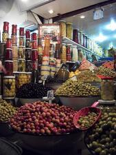 Olive Vendor in Marrakesh