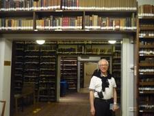 Elena Moscovitch's dad in Ben Gurion's Library