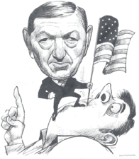 Political Cartoon from the Boston Phoenix, 2001