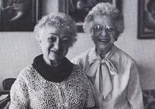Molly Picon and Helen Silverblatt, 1978