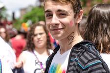 Young Man at the Boston Pride Parade, 2013