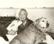 Raysa Bonow with her Dogs