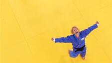 Judo-Rosalba Forciniti Celebrates Winning a Judo bronze, 2012 London Olympics