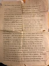 Roslyn Lieberman Horwich's bat mitzvah speech, 1940–41 (page 1)