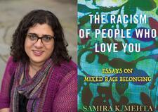 Samira Mehta Headshot and Book Cover