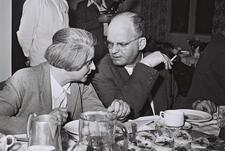 Senta Josephthal with husband Giora Josephthal 1954