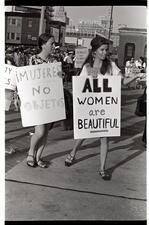 The Miss America Pageant protest, September 7, 1968, Atlantic City.