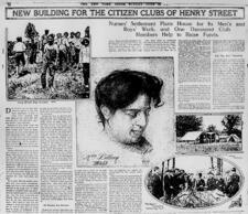 "New Buildings for the Citizens Club of Henry Street," June 1914