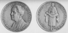 Lillian D. Wald Commemorative Medal, 1938