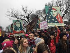 Image of crowd from 2017 Women's March