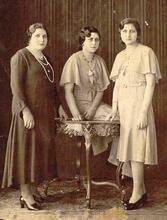 A Moroccan-Born Mother with Two of her Argentine-Born Daughters, circa 1929