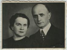 Bela Szapiro and her husband Jakob Nissenbaum