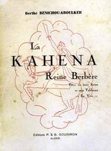 "La Kahéna, Reine Berbère" Front Cover by Berthe Bénichou-Aboulker 