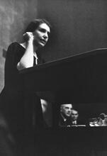 Anna Freud Speaking at the 1934 Psychoanalytic Congress in Lucerne, Switzerland