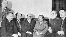 Lina Stern and Members of the Jewish Anti-Fascist Committee