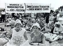 Emma Lazarus Federation of Jewish Women's Clubs at the March on Washington, August 28, 1963