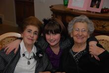 Eliana Melmed with her Two Great-Grandmothers