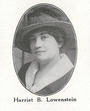 Harriet B. Lowenstein, 1918