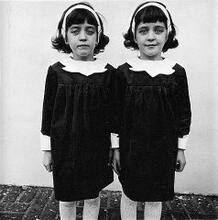 "Identical Twins, Roselle, New Jersey 1967" by Diane Arbus