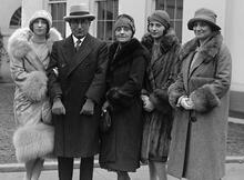 Irene Mayer Selznick and Family at the White House, February 3, 1927