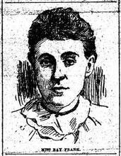 Sketch of Ray Frank, 1893