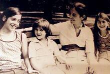 Ruth Messinger with her Young Children
