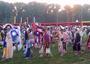 Grand entry at powwow, Pine Ridge Reservation