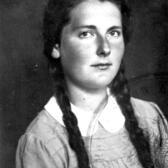 Portrait of Bronia (Bronka) Klibanski, 1942.
