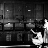 Marlyn Wescoff and Ruth Lichterman working on ENIAC