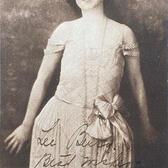 A promotional photo of Mary Fabian, signed and labeled with a show title and "Chicago Opera Co, 1924"
