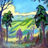 "Expressionist Landscape" by Marie Mela Muter