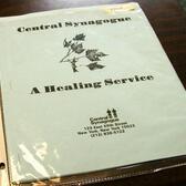 Healing Service Published by Central Synagogue 