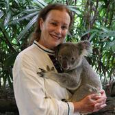 Avis Miller with Koala