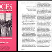 First issue of "Bridges," 1990 