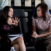 Sarah Hurwitz and Michelle Obama