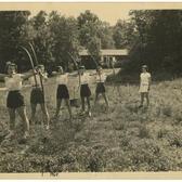Archery Class at Camp Watitoh, 1950