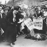 Louise Weiss and Suffragettes in 1935