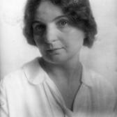A close portrait of Hilda Geiringer
