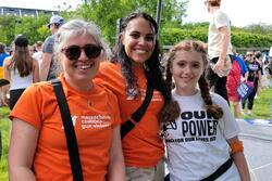 Ruth Zakarin, a community organizer, and her daughter at a March For Our Lives rally in Boston. 