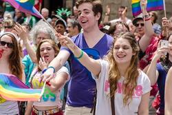 Young People at the Boston Pride Parade, 2013