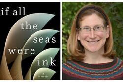 If All The Seas Were Ink book cover and Ilana Kurshan headshot