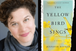 Jennifer Rosner and book cover