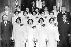 Congregation B'nai David Sunday School Graduation, Detroit, Michigan, circa 1948