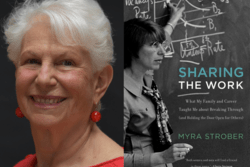 Myra Strober and book cover