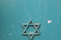 Photo of Painted Over Star of David