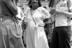 Betty Friedan at the ERA march in Washington, DC, July 9, 1978