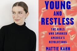 Mattie Kahn Young and Restless headshot and book cover