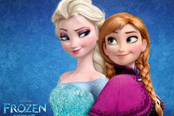 Anna and Elsa of "Frozen"
